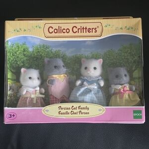 Calico Critters Persian Cat Family